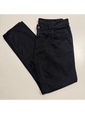 Prada Men's Tapered Fit 5 Pocket Jeans Size 34x30 Black